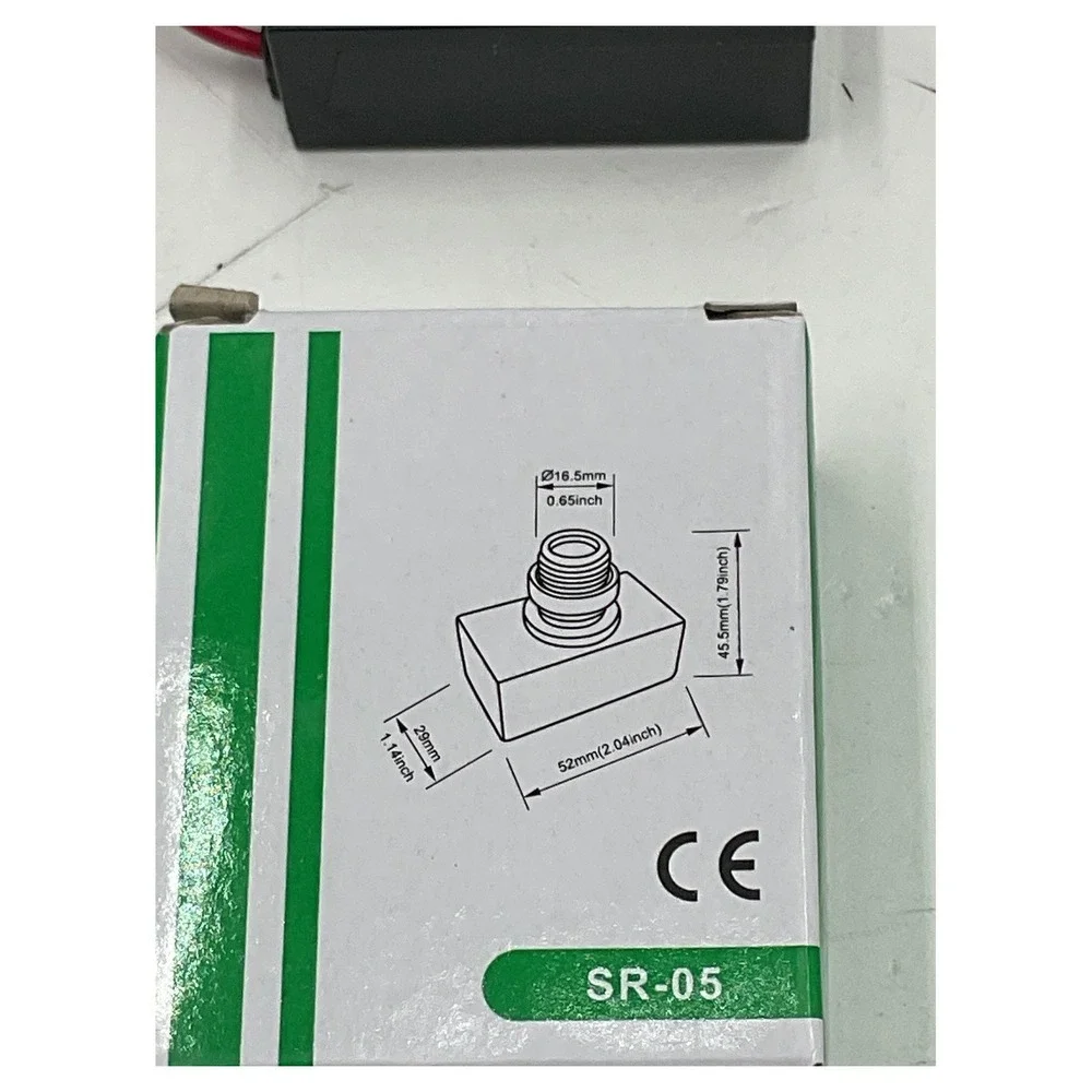 DGZZI SR-05 Photocell Light‎ Sensor Dusk to Dawn Button Switch Outdoor Lighting